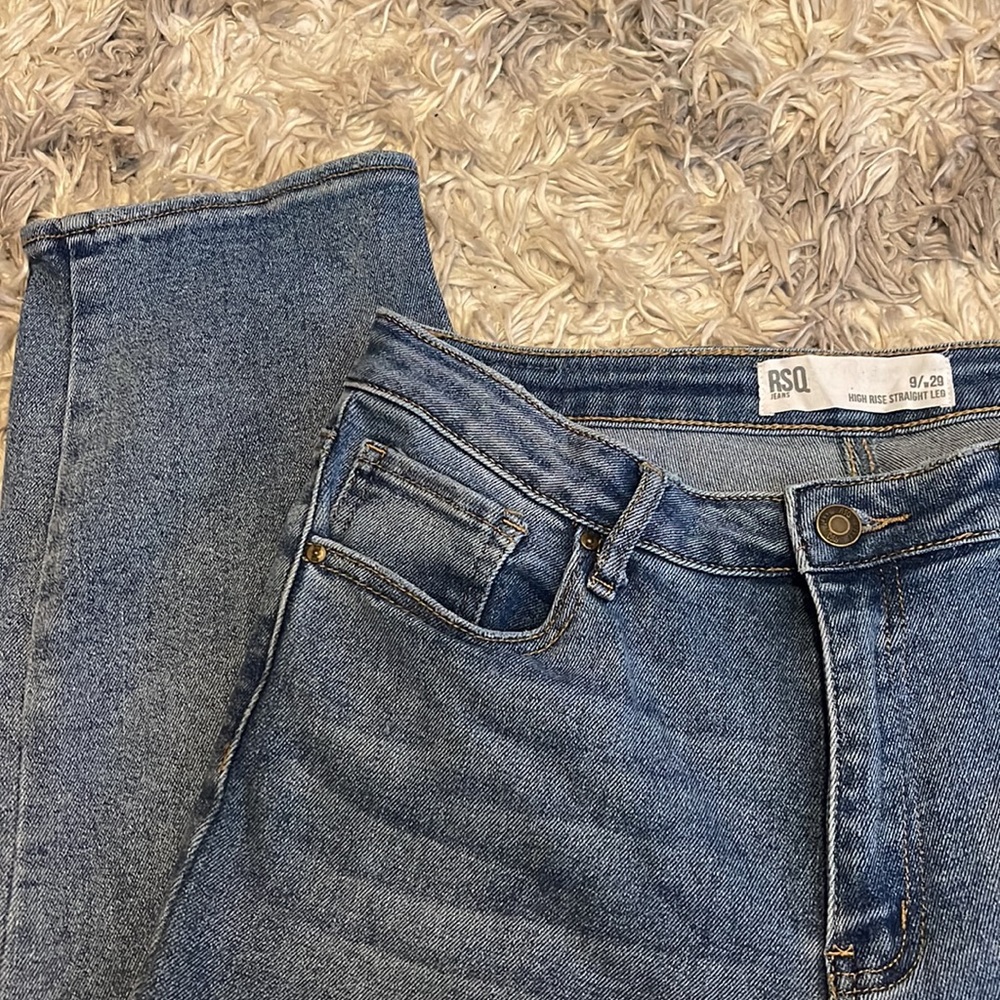 RSQ jeans high rise straight leg